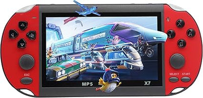 Handheld Game Consoles Built in Free Games 8GB RAM 4.3 Inch Screen Double Rocker,Support TV Output,Music/Movie/Camera Audio and Video MP3,MP4, MP5, Birthday Gift for Kids