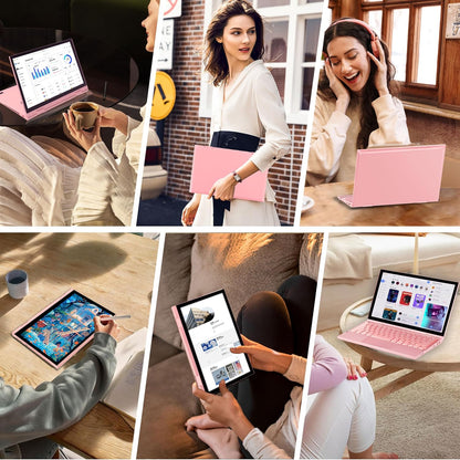 2-in-1 Mini Laptop: 10.95" 2K FHD IPS Touchscreen, In tel N95 CPU, 16GB DDR5 RAM, Ultra-Thin Metal Body, Win 11 PC, Full-Function Type-C, Cooling Fan, Fingerprint, Backlit Keyboard