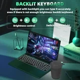 16" Green Laptop, Celeron N5105 CPU, DDR4 16GB RAM 1T SSD, FHD IPS Display, Backlit KB,Fingerprint Unlock, USB 3.0, HDMI, WiFi/BT, Perfect for Work, Study and Play!