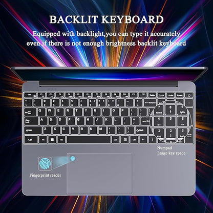 165Hz 2.5K FHD Display Gaming Laptop 15.6-inch Laptop AMD R7 5700U(up to 4.3GHz) with Radeon Graphics Notebook Computer 16GB RAM 1TB NVMe SSD BK Keyboard/Win 11/Office 2019